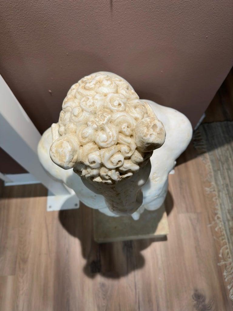 AMAZING MARBLE FIGURE OF THE MINOTAUR, 17th Century Baroque Style, Italy. 2
