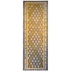 Amazing Mid-20th Century Persian Qazvin Kilim Runner