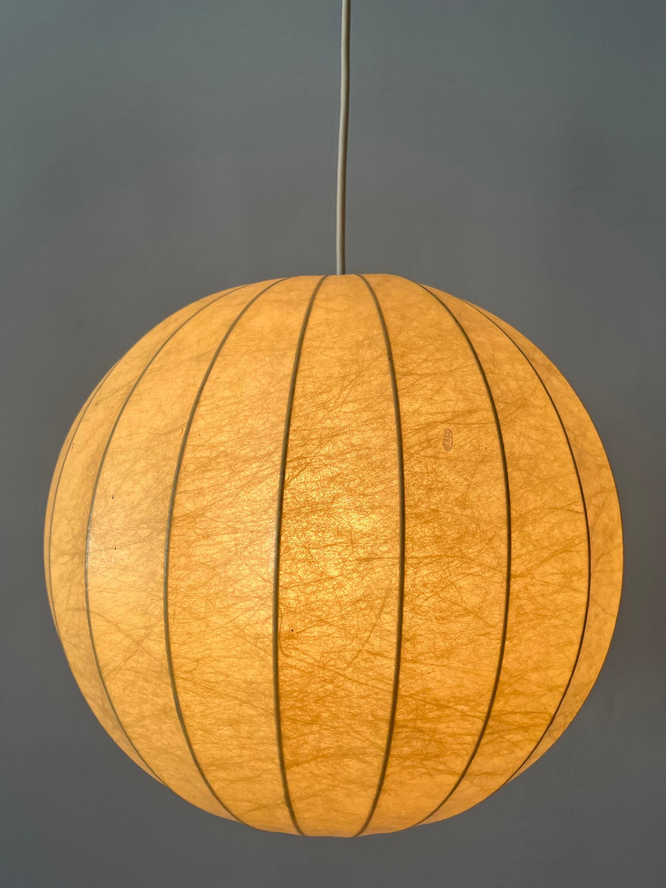 Incredibile lampada a sospensione Goldkant Cocoon di metà secolo o luce a sospensione Germania anni '60 in vendita 2