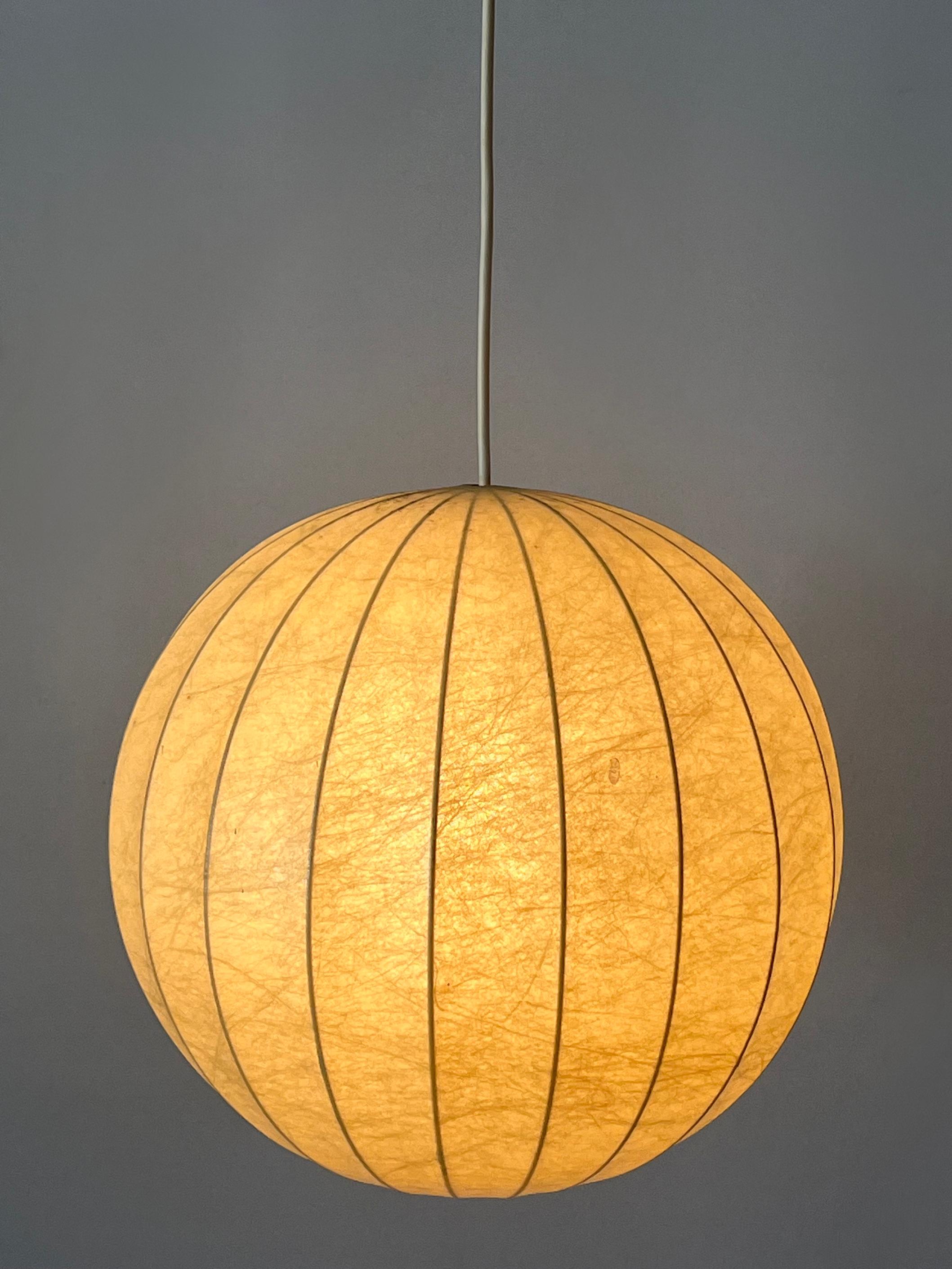 Incredibile lampada a sospensione Goldkant Cocoon di metà secolo o luce a sospensione Germania anni '60 in vendita 3