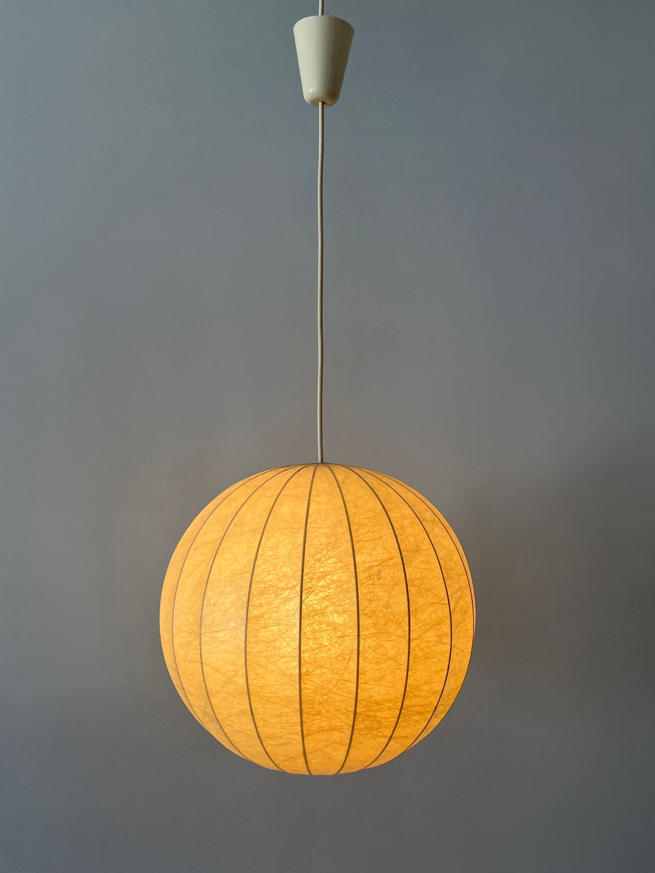 Incredibile lampada a sospensione Goldkant Cocoon di metà secolo o luce a sospensione Germania anni '60 in vendita 6