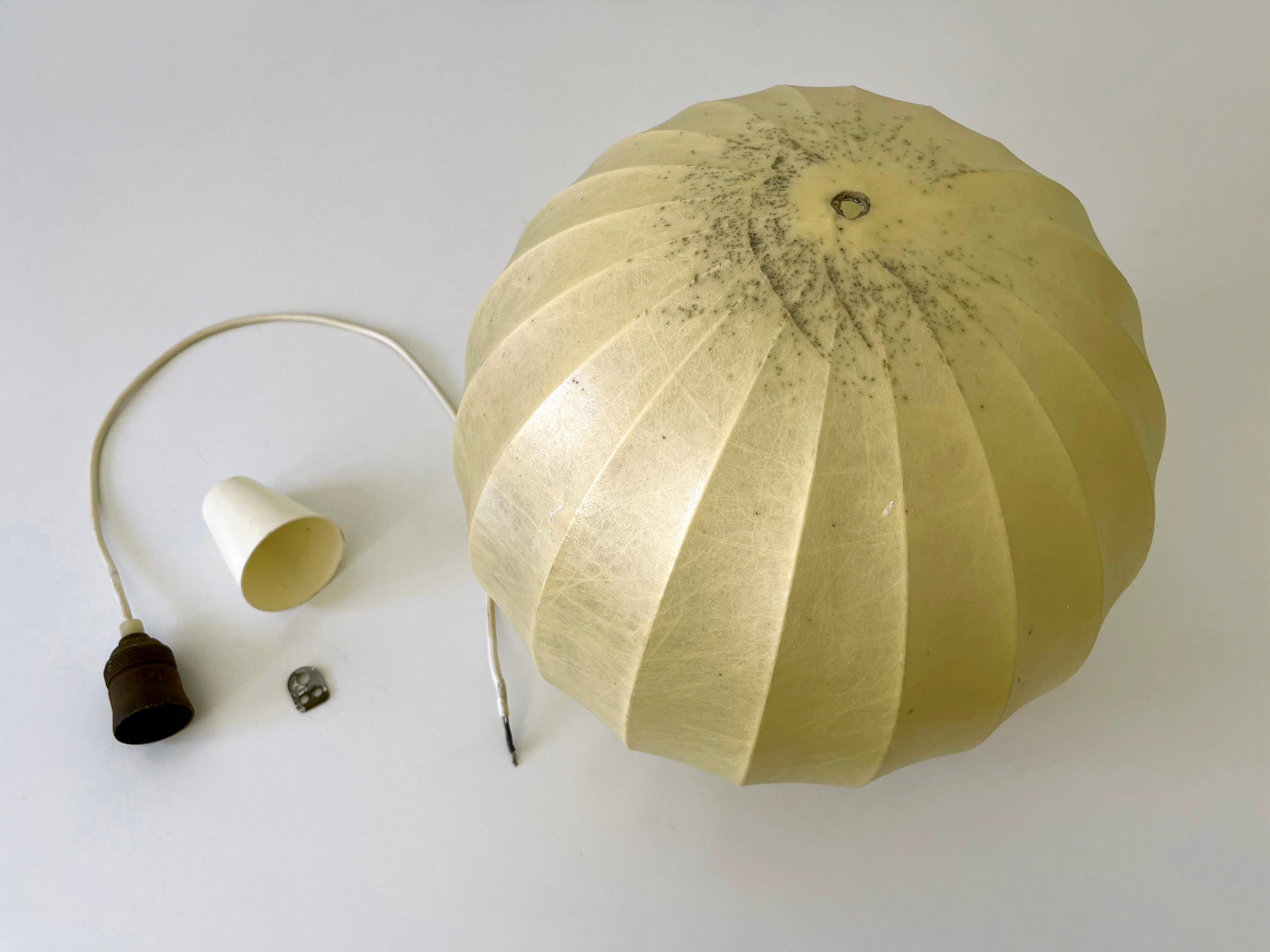 Incredibile lampada a sospensione Goldkant Cocoon di metà secolo o luce a sospensione Germania anni '60 in vendita 12
