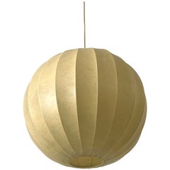 Incredibile lampada a sospensione Goldkant Cocoon di metà secolo o luce a sospensione Germania anni '60