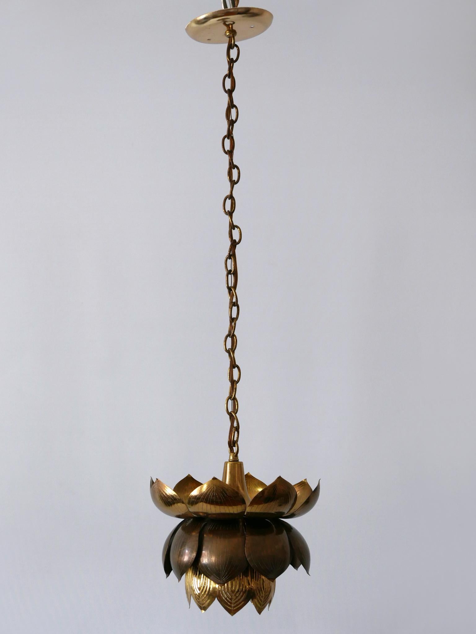 lotus hanging lamp