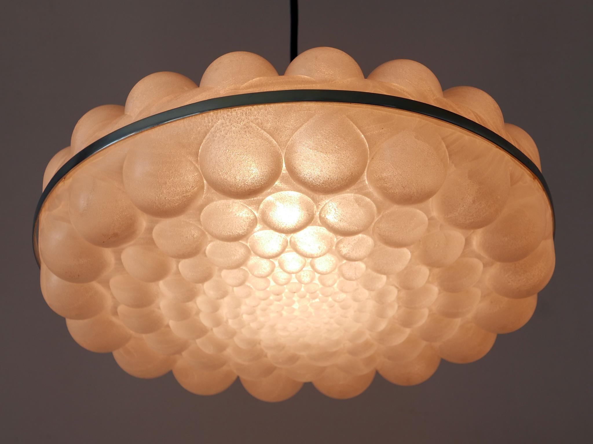 Late 20th Century Amazing Mid-Century Modern Bubble Pendant Lamps or Hanging Lights Germany 1970s