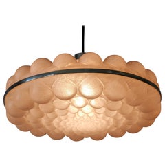 Incredibile lampada a sospensione a bolle d'aria della modernità di metà secolo, Germania anni '70