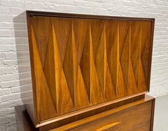 AMAZING Mid Century Modern "DIAMOND" DRESSER by Albert Parvin, c. 1960's