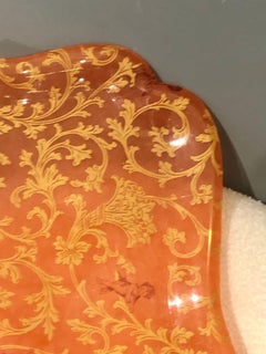 Amazing Mid-Century Modern Lucite Serving Tray, Italy, 1970s