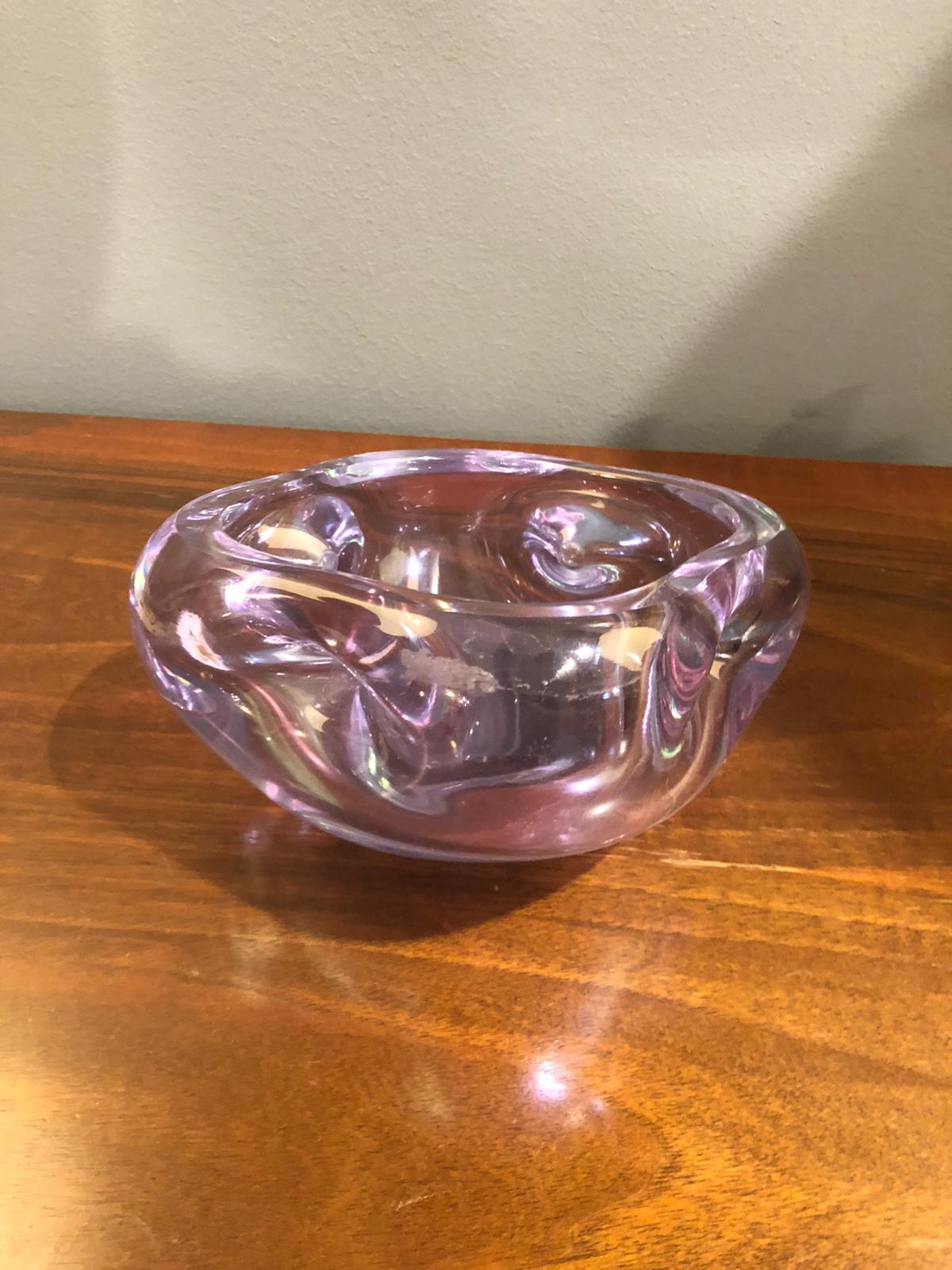 Amazing, Mid-Century Modern, Murano Glass Ashtray. Italy 1965 In Good Condition For Sale In Catania, IT