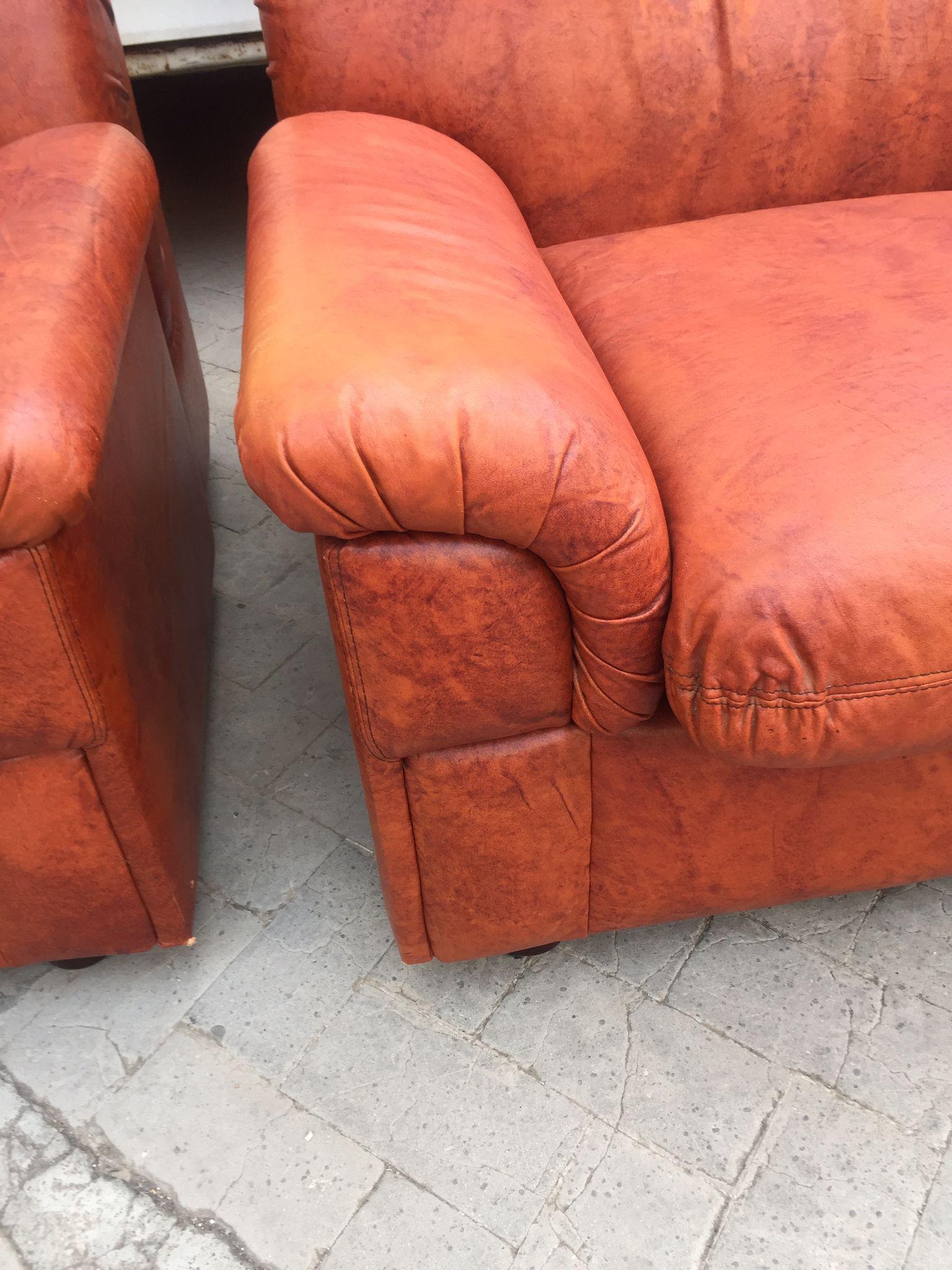 Amazing, Mid-Century Modern Pair of I Armchairs in the Style of Paolo Lomazzi In Good Condition For Sale In Catania, IT
