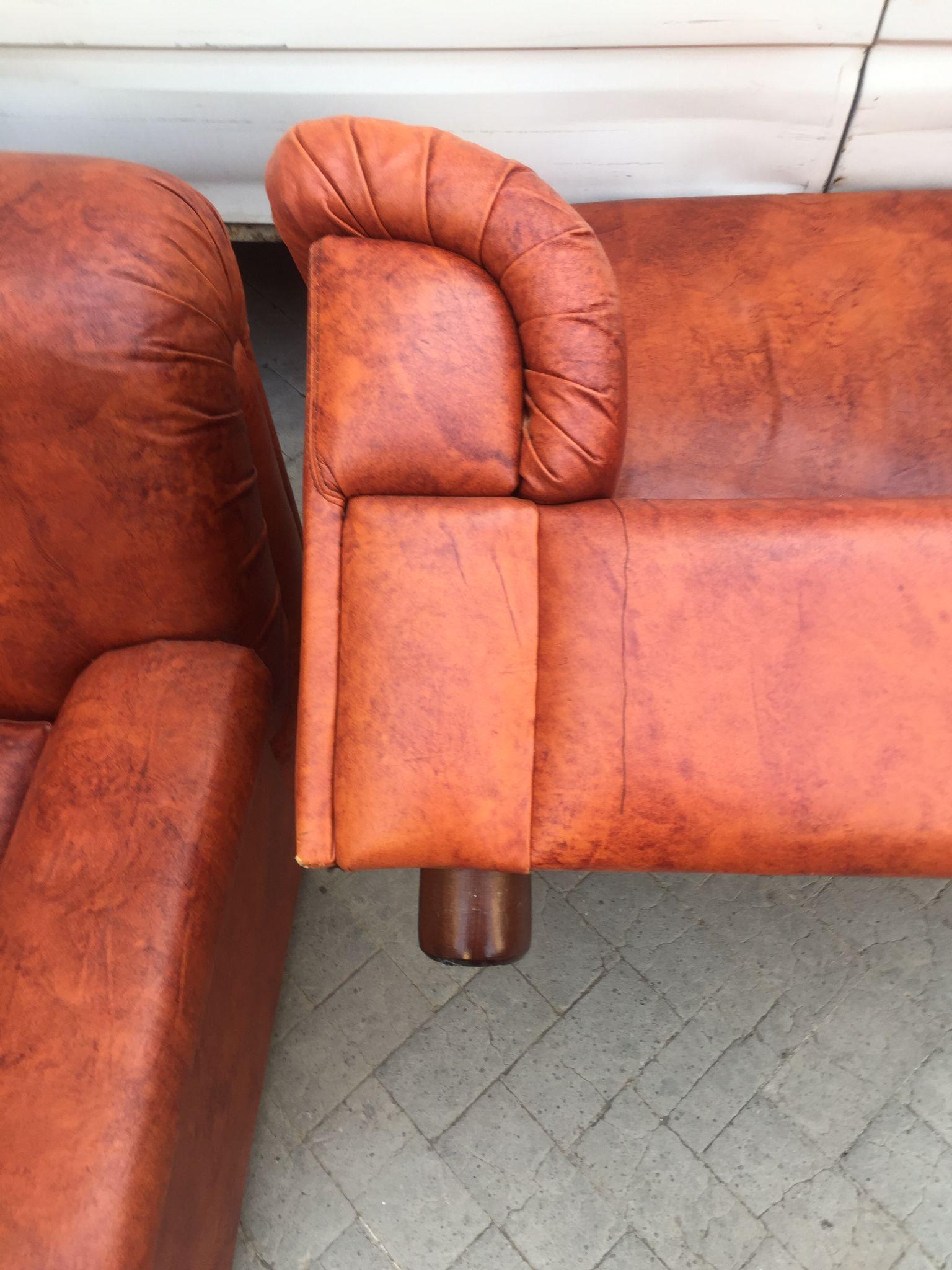 Amazing, Mid-Century Modern Pair of I Armchairs in the Style of Paolo Lomazzi For Sale 1