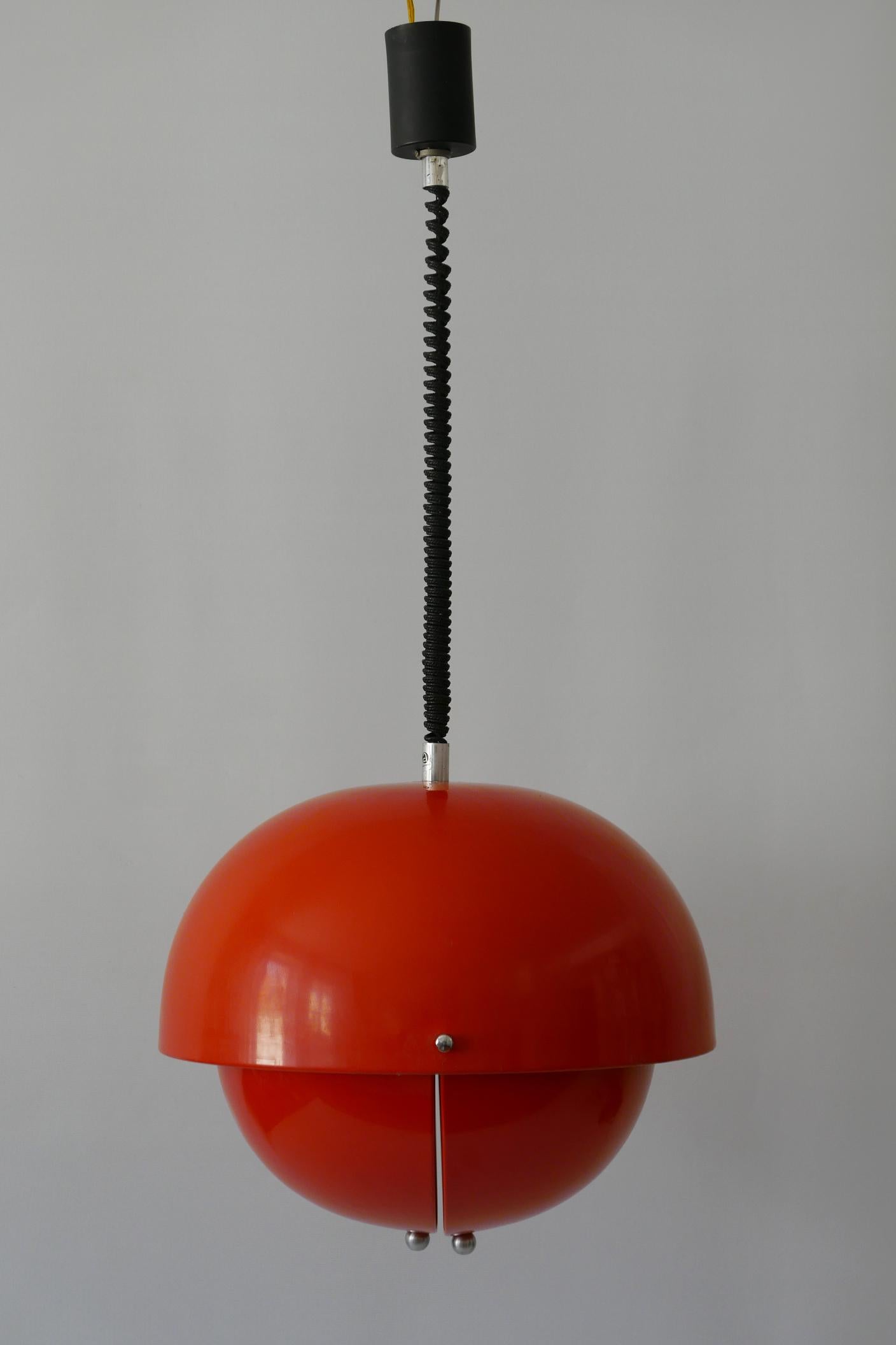 Amazing Mid-Century Modern Pendant Lamp or Hanging Light by Archi Design Italy For Sale 5