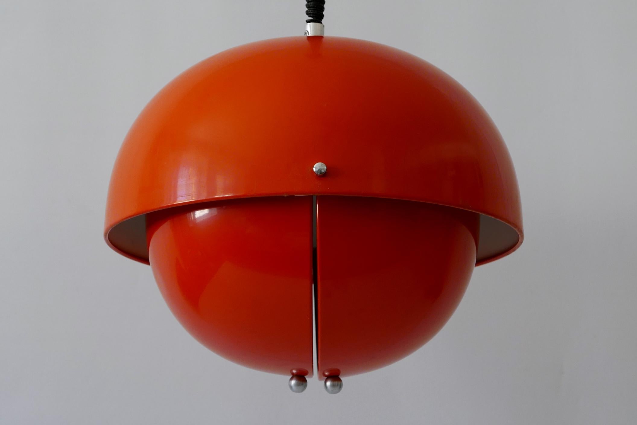Amazing Mid-Century Modern Pendant Lamp or Hanging Light by Archi Design Italy For Sale 9