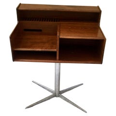 Amazing, Mid-Century Modern, Small Rectangular Revolving Desk, 1950s, Italy