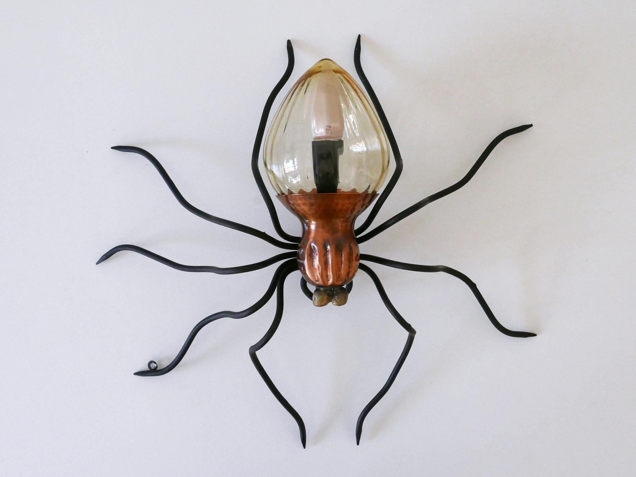 Amazing Mid Century Modern Spider Wall Lamp or Sconce by Rossini Italy 1960s For Sale 3