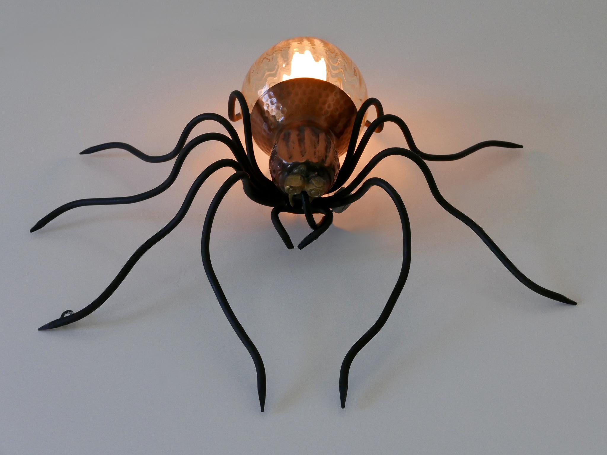 Amazing Mid Century Modern Spider Wall Lamp or Sconce by Rossini Italy 1960s For Sale 6