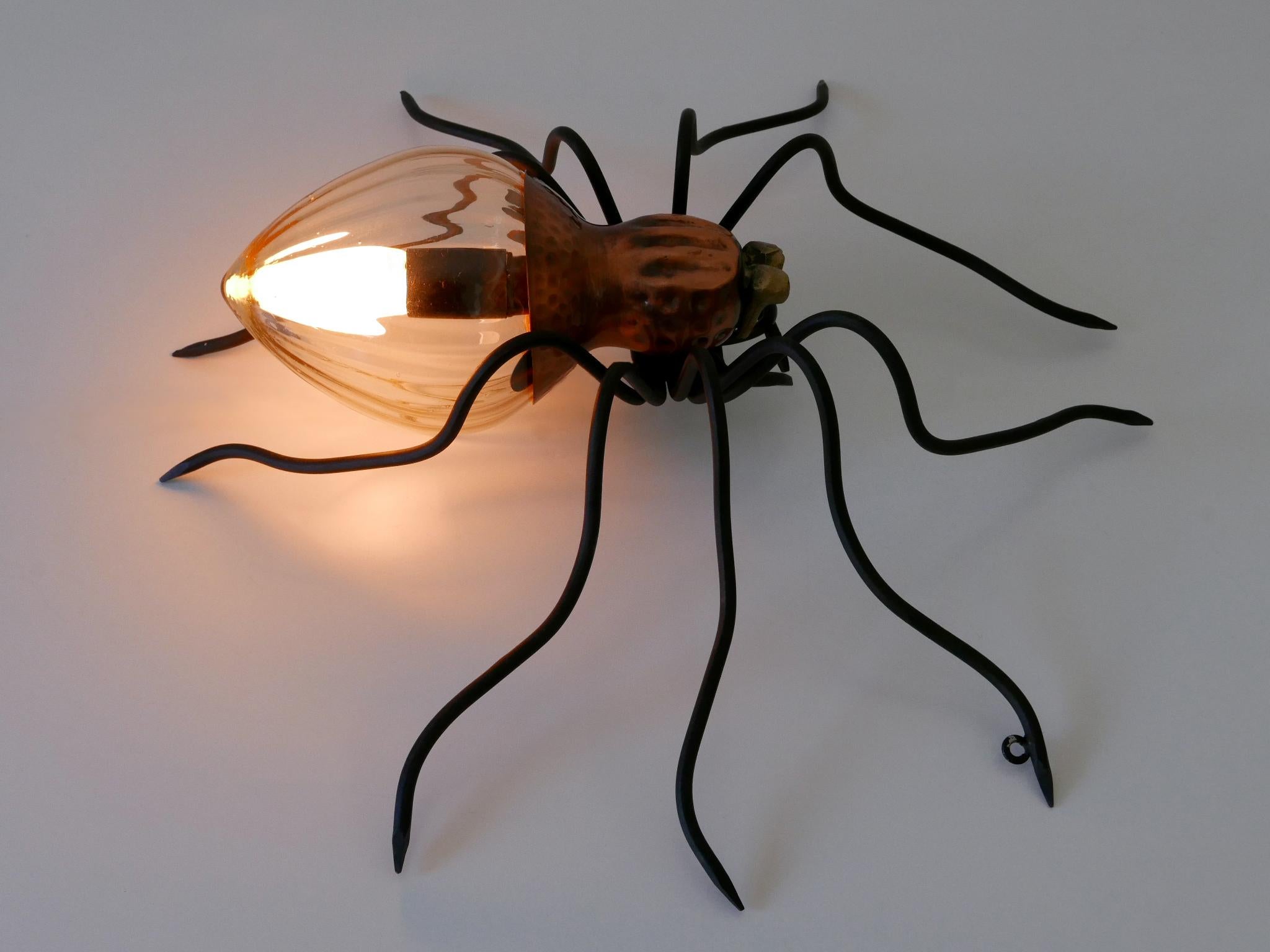 Amazing Mid Century Modern Spider Wall Lamp or Sconce by Rossini Italy 1960s For Sale 10