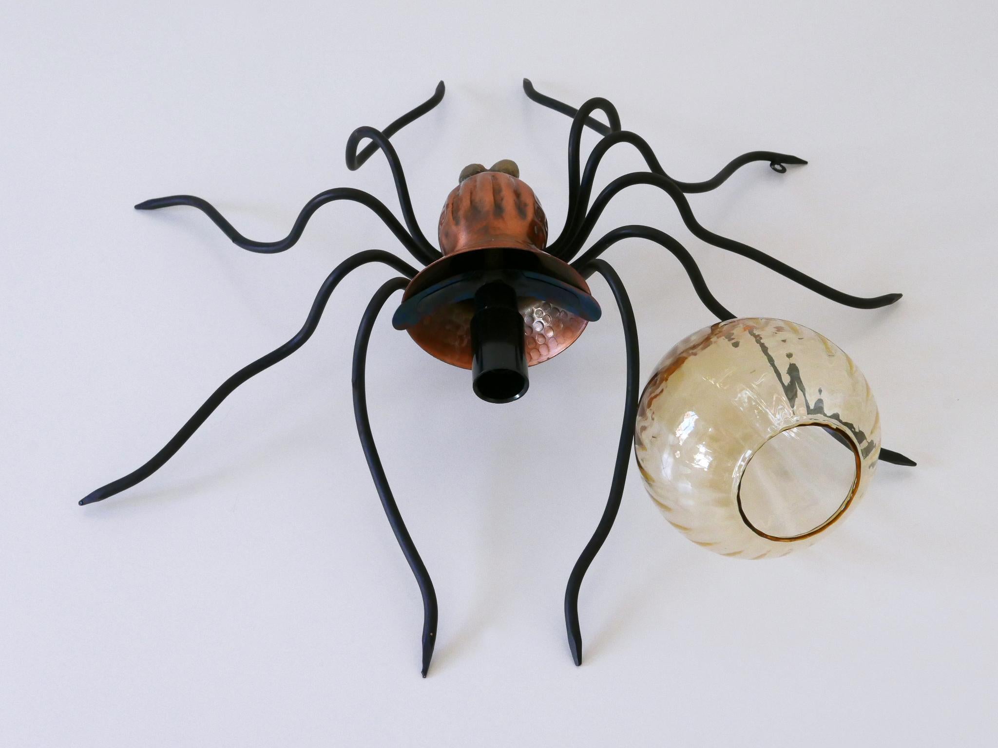 Amazing Mid Century Modern Spider Wall Lamp or Sconce by Rossini Italy 1960s For Sale 13