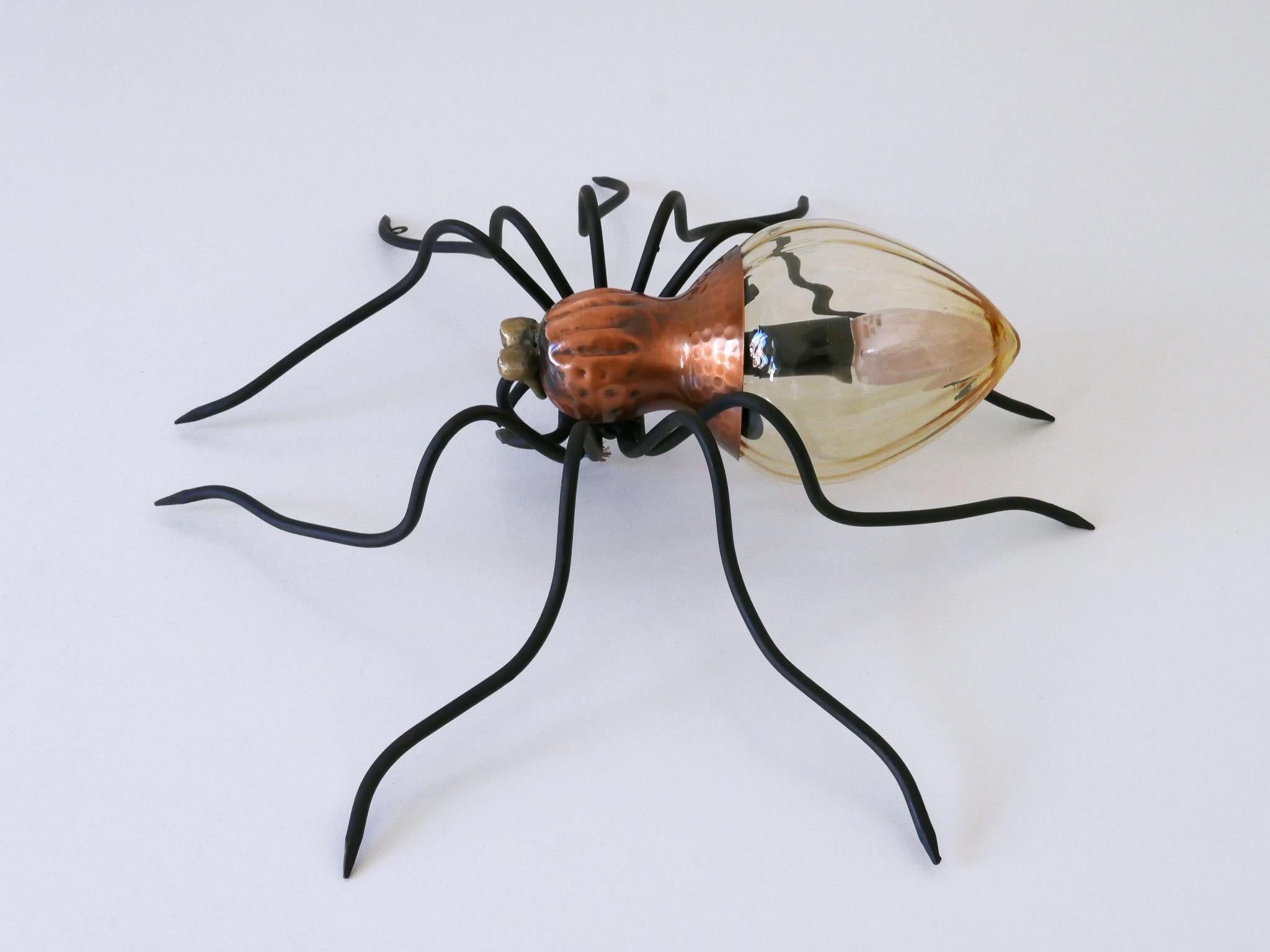 Brass Amazing Mid Century Modern Spider Wall Lamp or Sconce by Rossini Italy 1960s For Sale