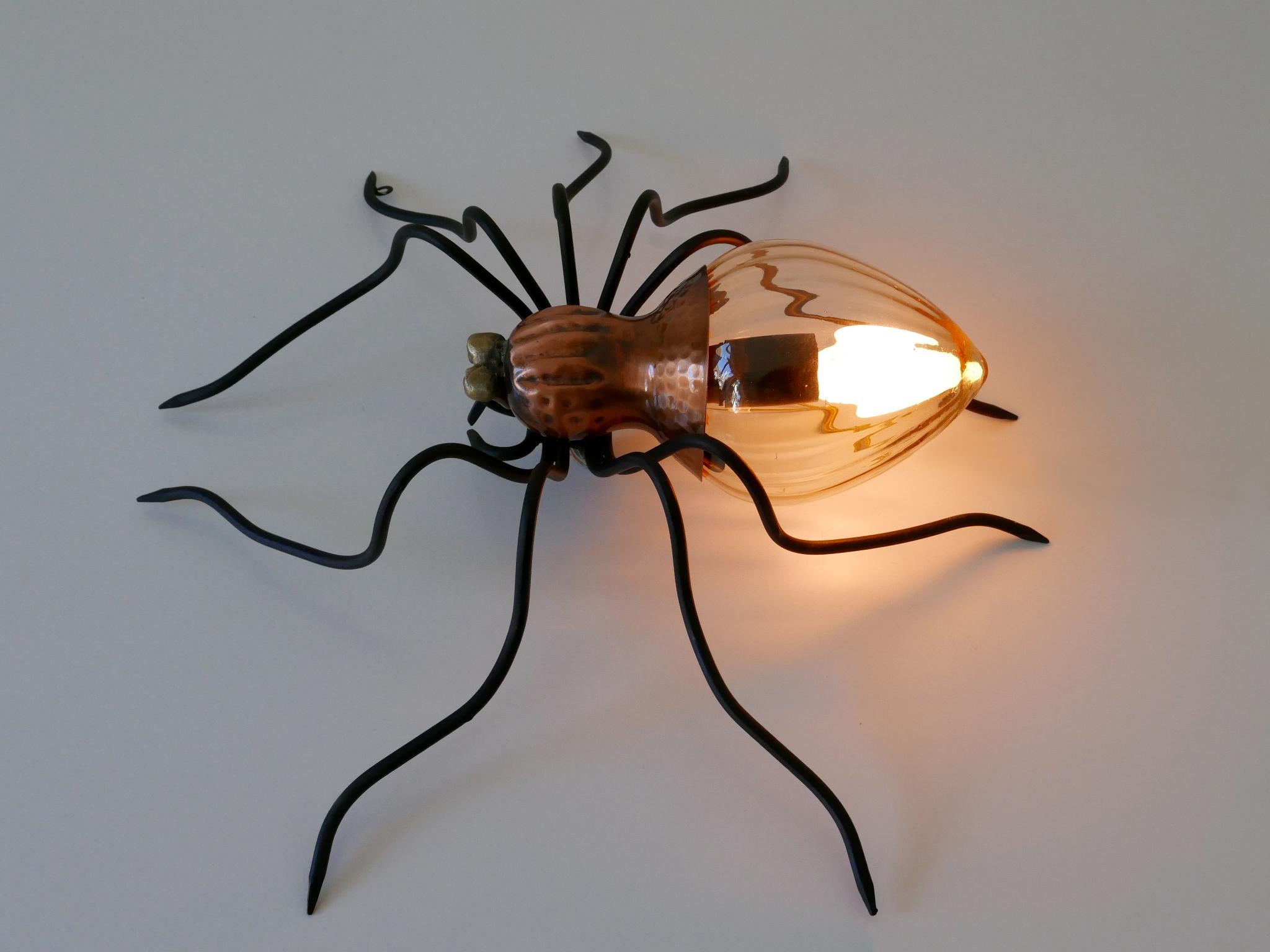 Amazing Mid Century Modern Spider Wall Lamp or Sconce by Rossini Italy 1960s For Sale 1
