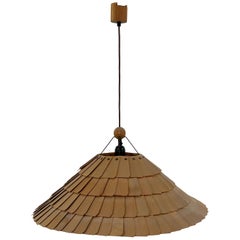 Amazing Mid Century Pendant Lamp or Hanging Light by VEST Leuchten Austria 1970s