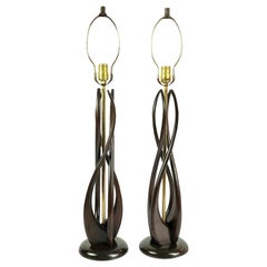 Amazing Midcentury Mexican Modernist Table Lamps by Luxolix