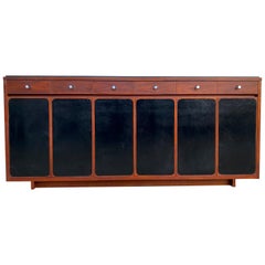 Amazing Midcentury Paul McCobb H Sacks & Sons 14-Drawer Walnut Dresser Credenza