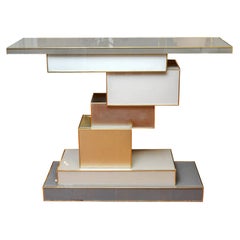 Amazing Mirror Unstructured Console by Studio Glustin