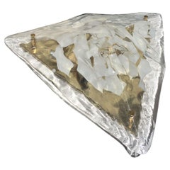 Increíble lámpara de techo moderna de cristal de Murano de La Murrina, Italia 1970