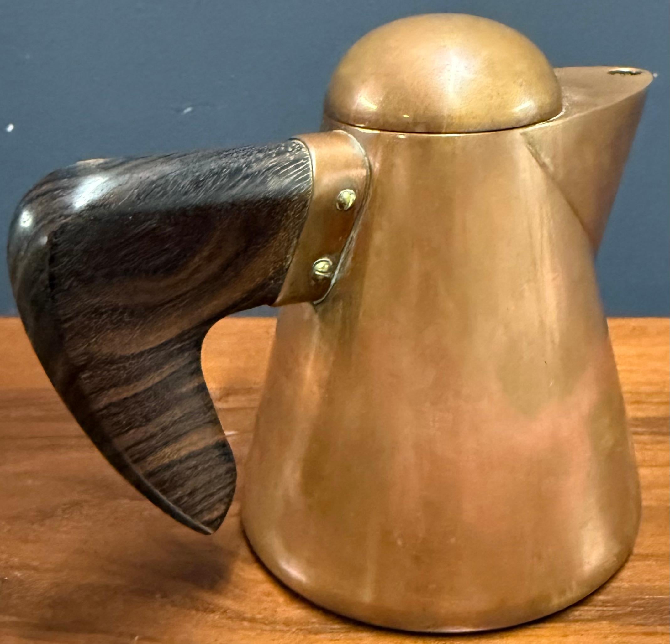 Plated amazing modernist mocha pot from austria