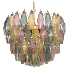 Amazing Murano glass Candelier - 111  multicolored polyhedra