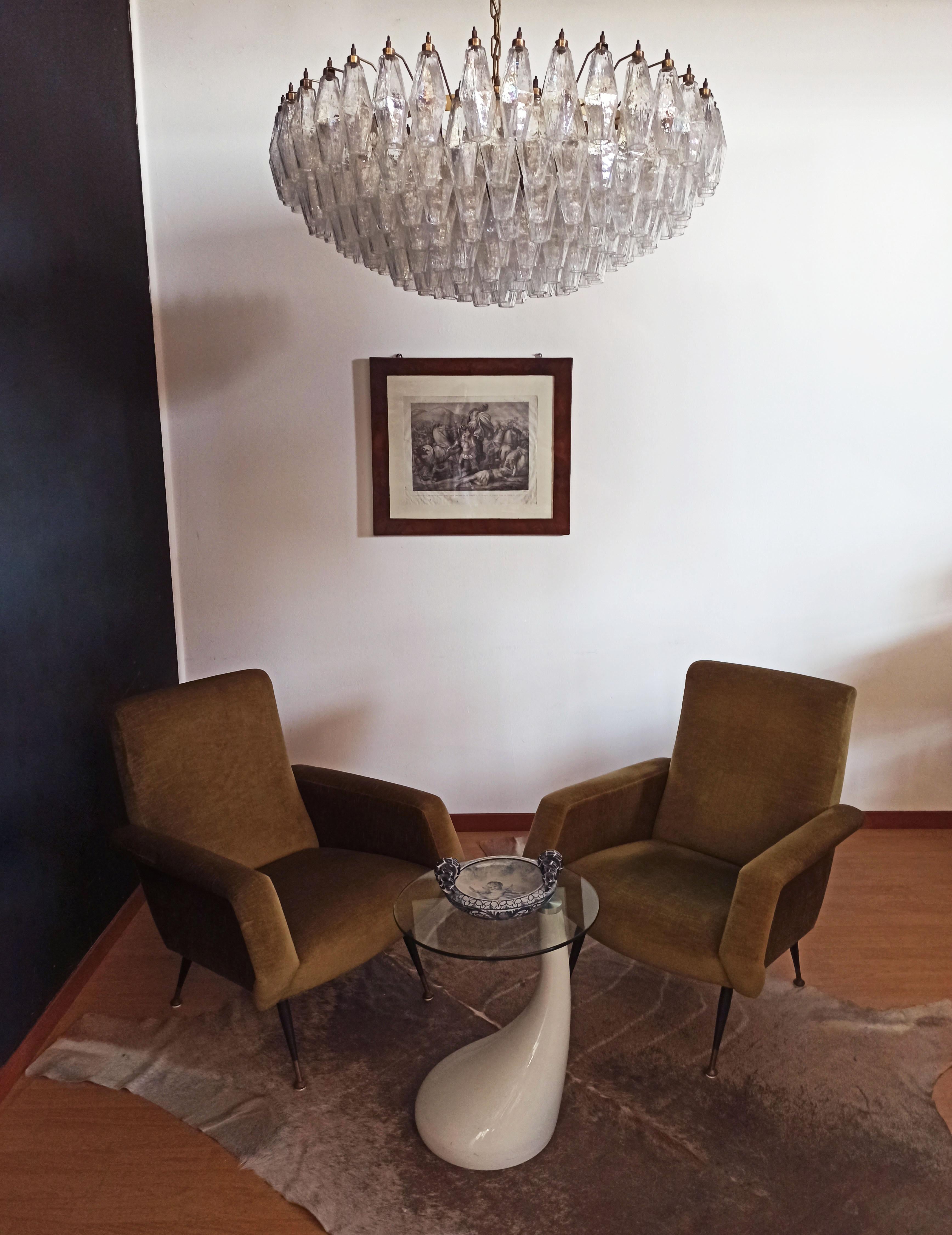 Incredibile candeliere in vetro di Murano, 185 vetri iridescenti in vendita 1