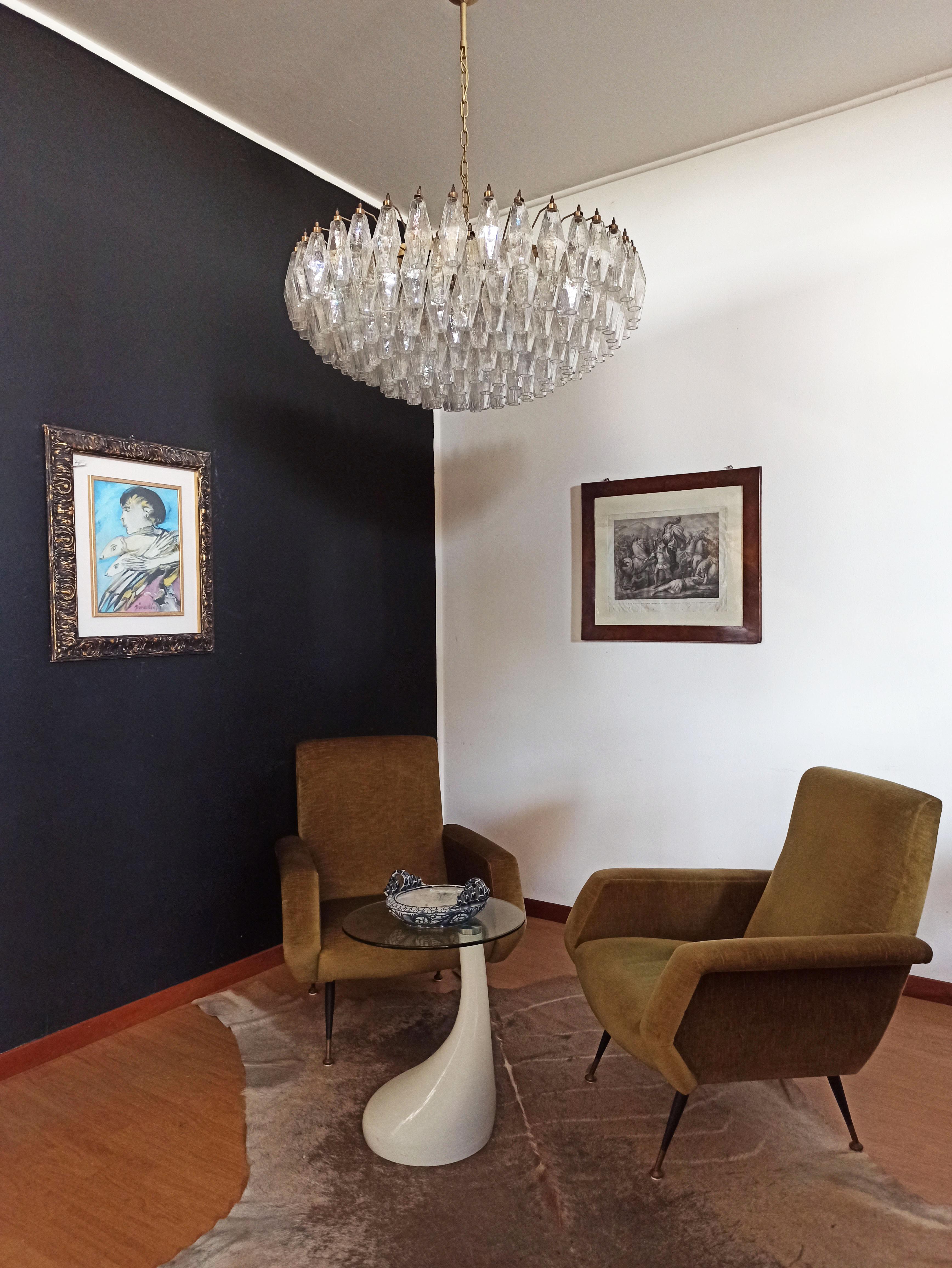 Incredibile candeliere in vetro di Murano, 185 vetri iridescenti in vendita 2