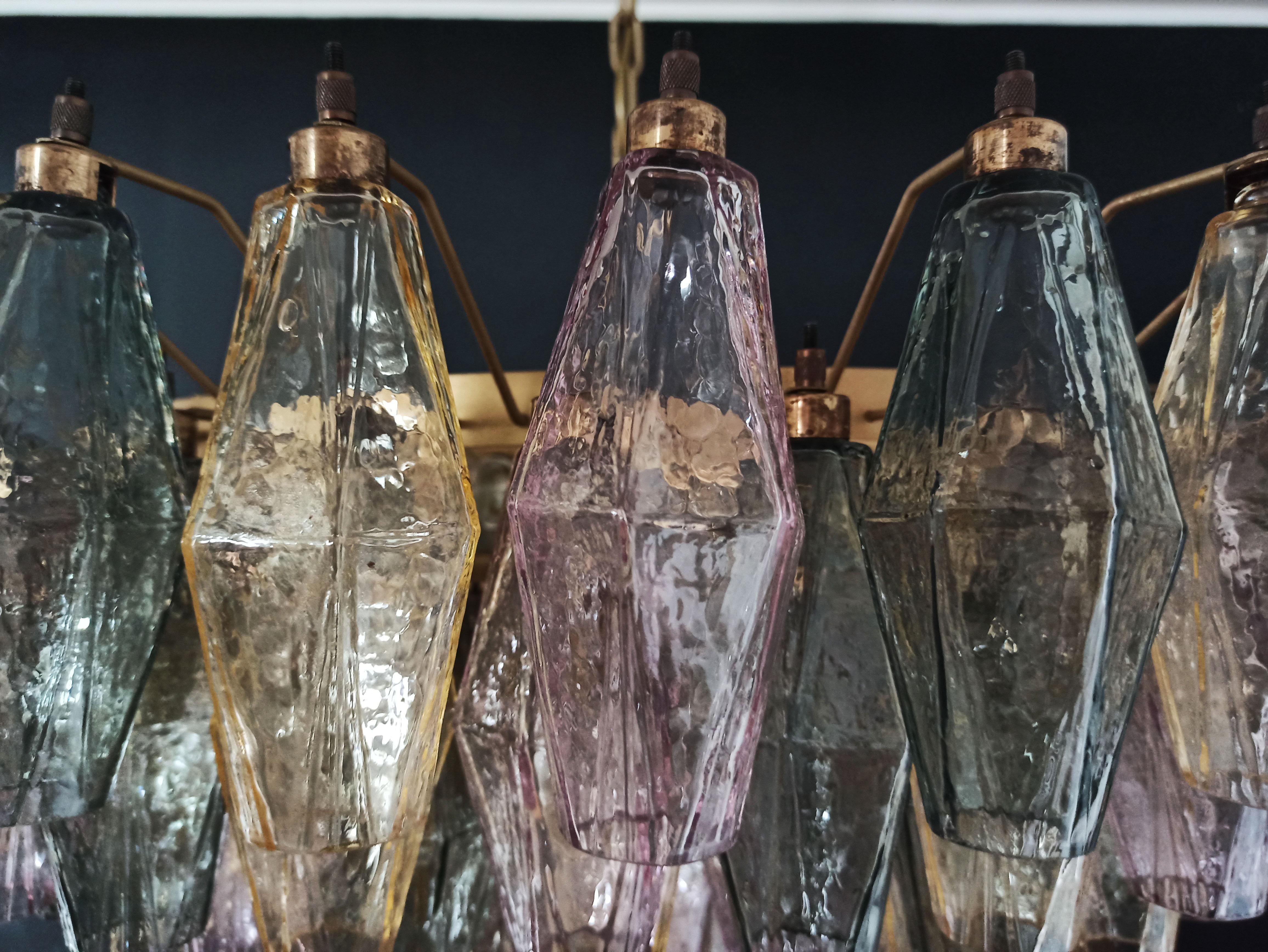 Incroyable candelier en verre de Murano - 185 verres multicolores 5