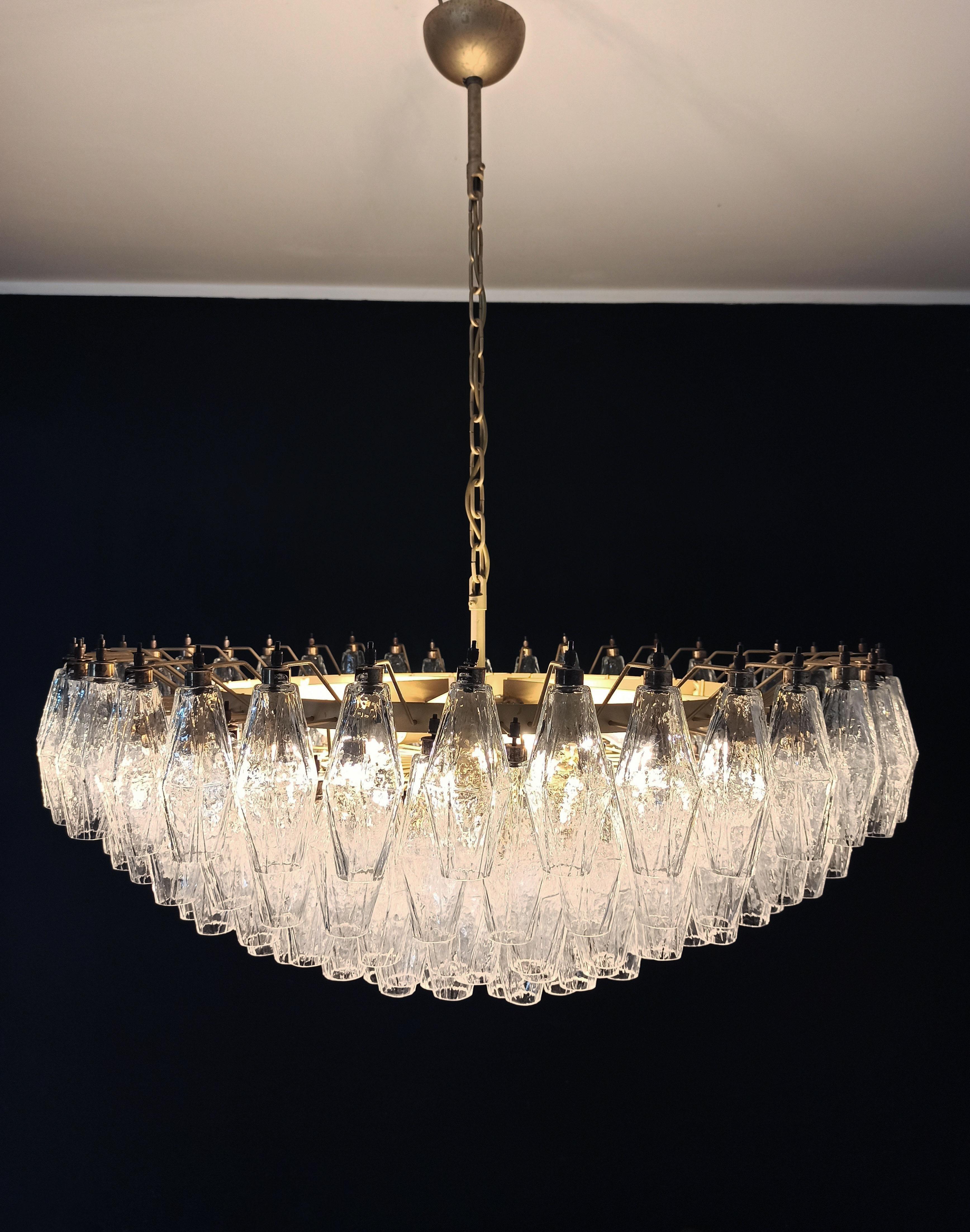 Amazing Murano Glass Candelier, 185 Poliedri 6