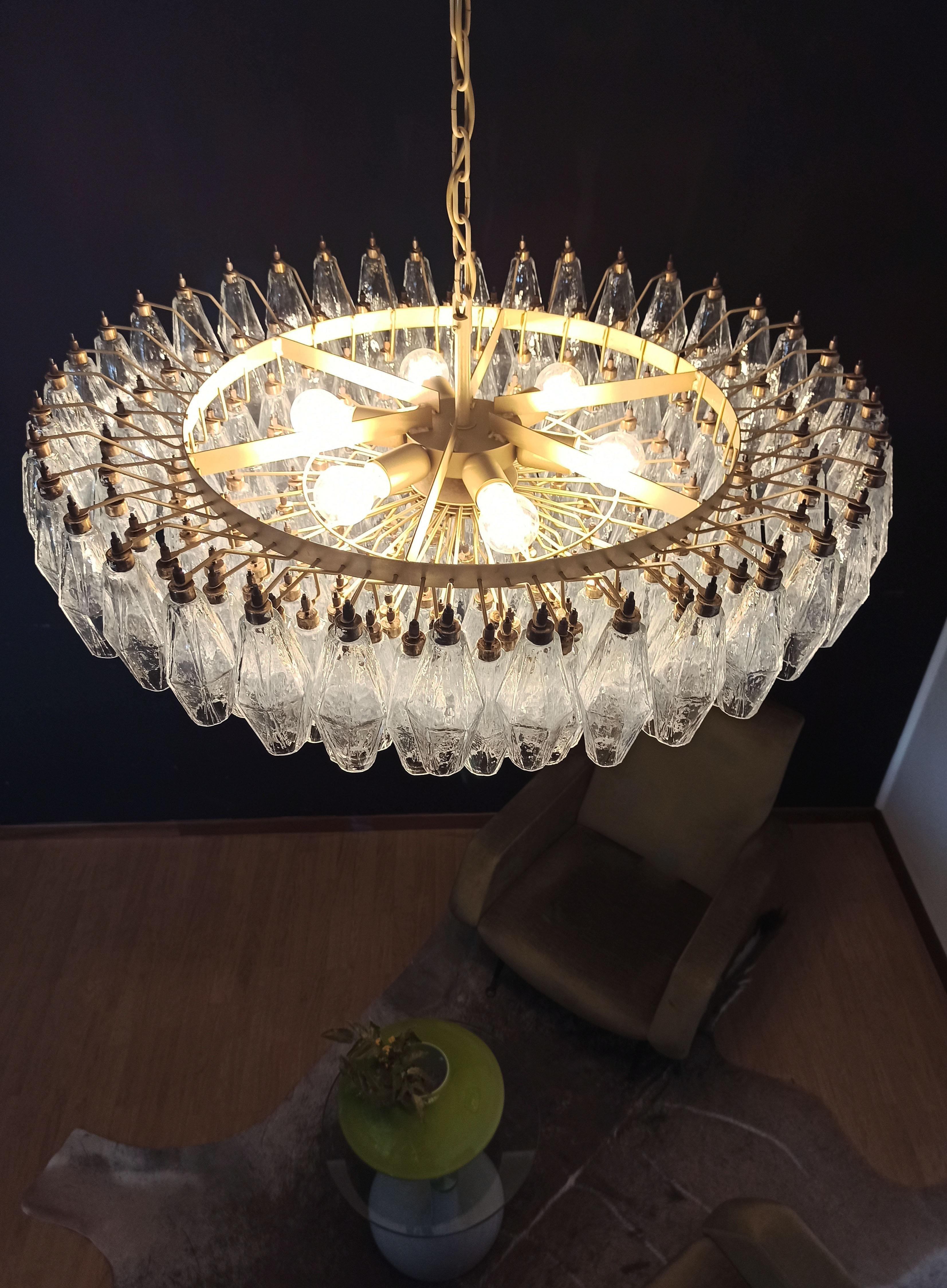 Amazing Murano Glass Candelier, 185 Poliedri 7
