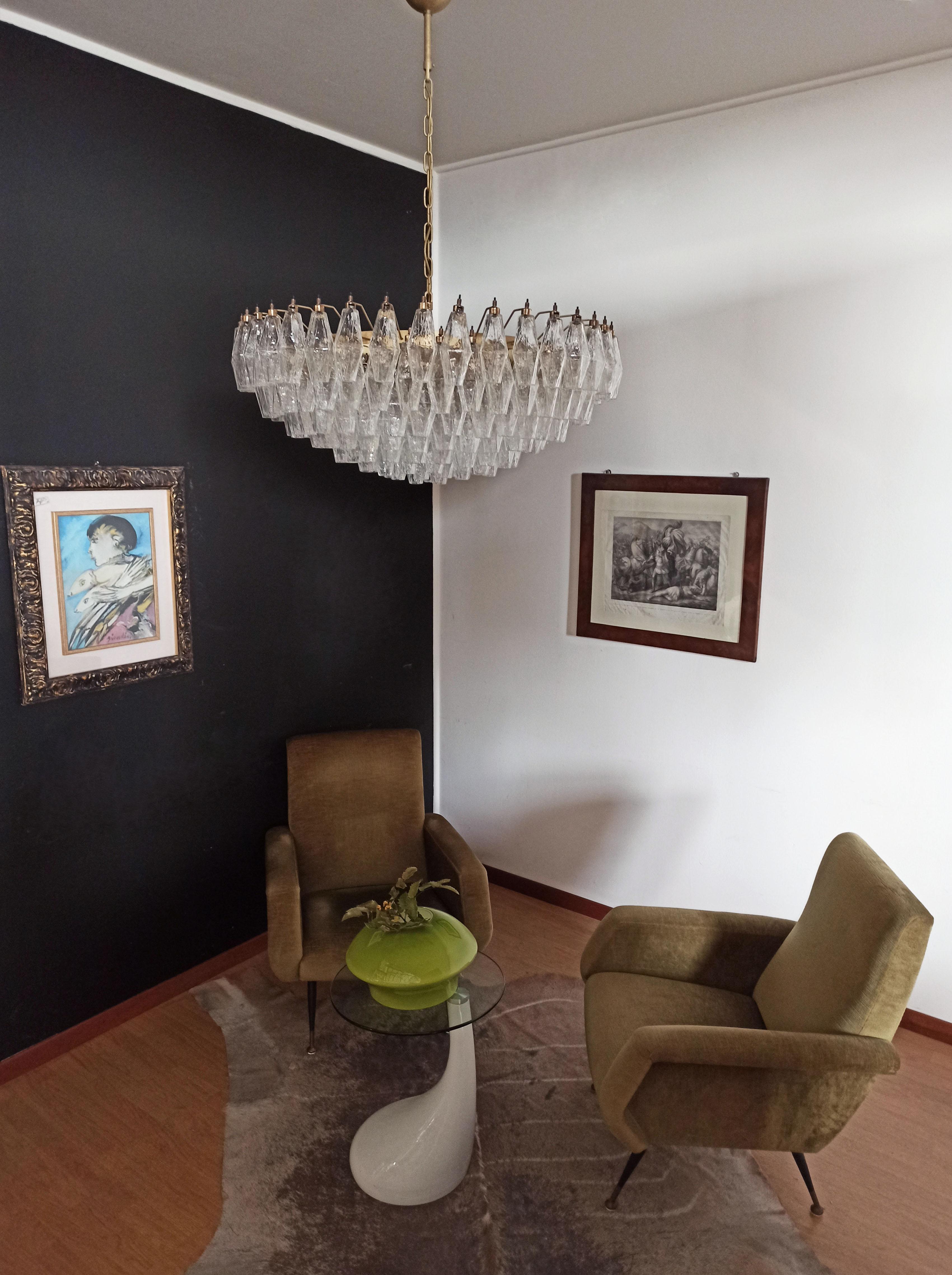 Amazing Murano glass Candelier - 185 poliedri 11