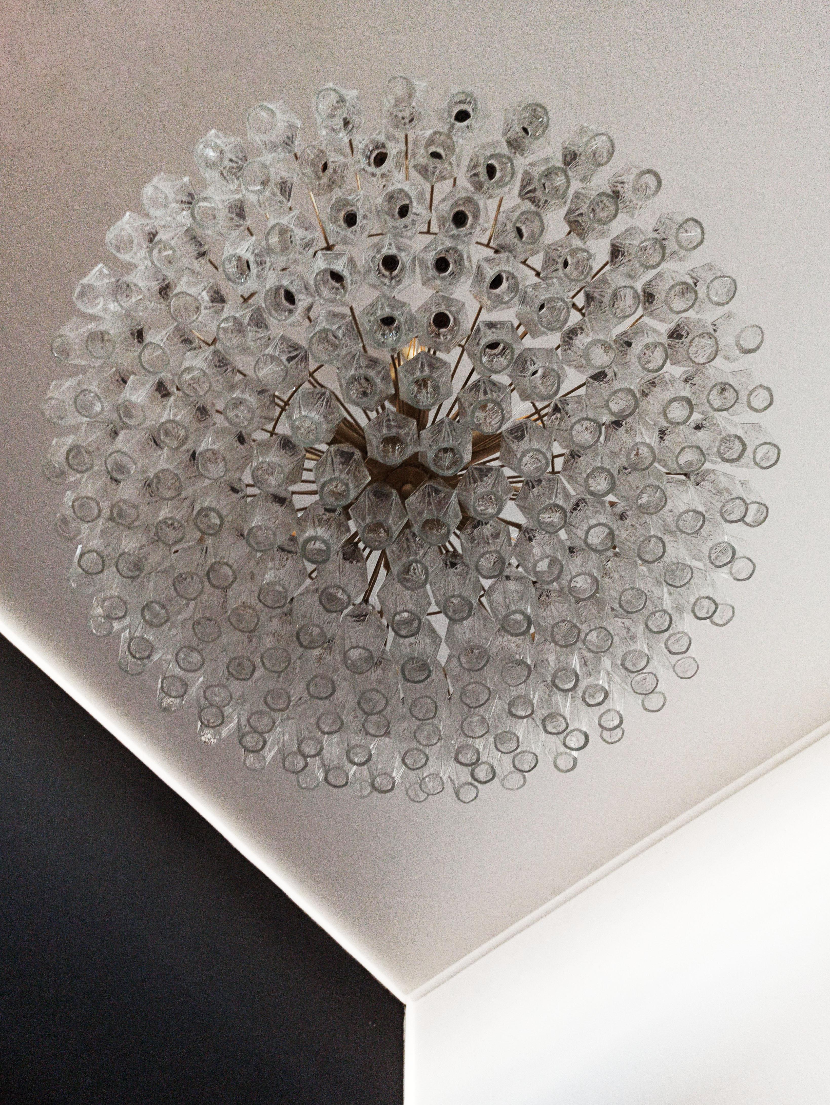 Amazing Murano glass Candelier - 185 poliedri 13