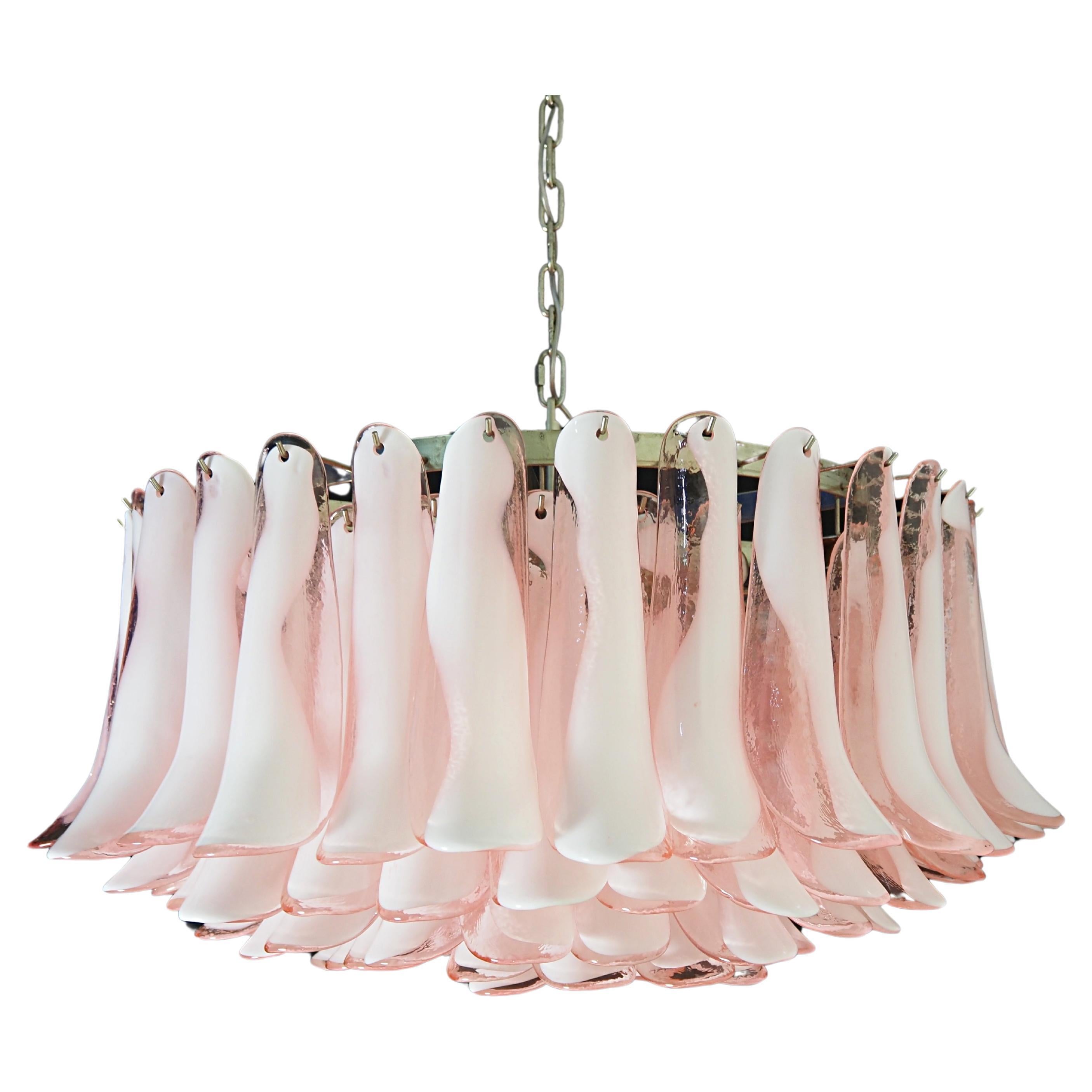 pink chandelier