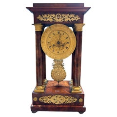 Antique Amazing Napoleon III Clock Empire French 19th Century