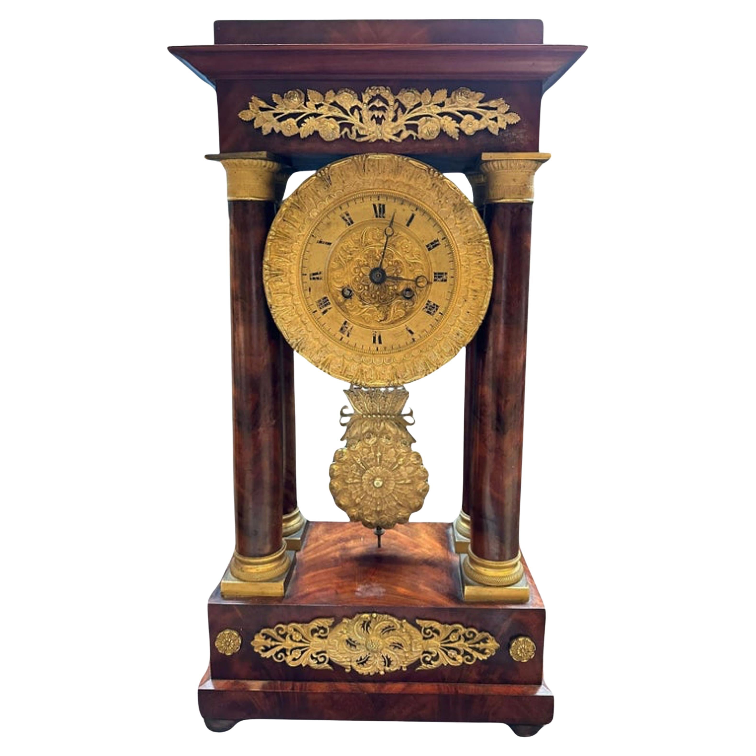 Amazing Napoleon III Clock Empire French 19th Century