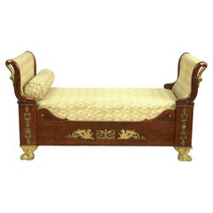 Amazing Napoleon III Empire bed, 19th Century