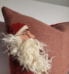 Amazing Navajo Santa Christmas Weaving Pillow