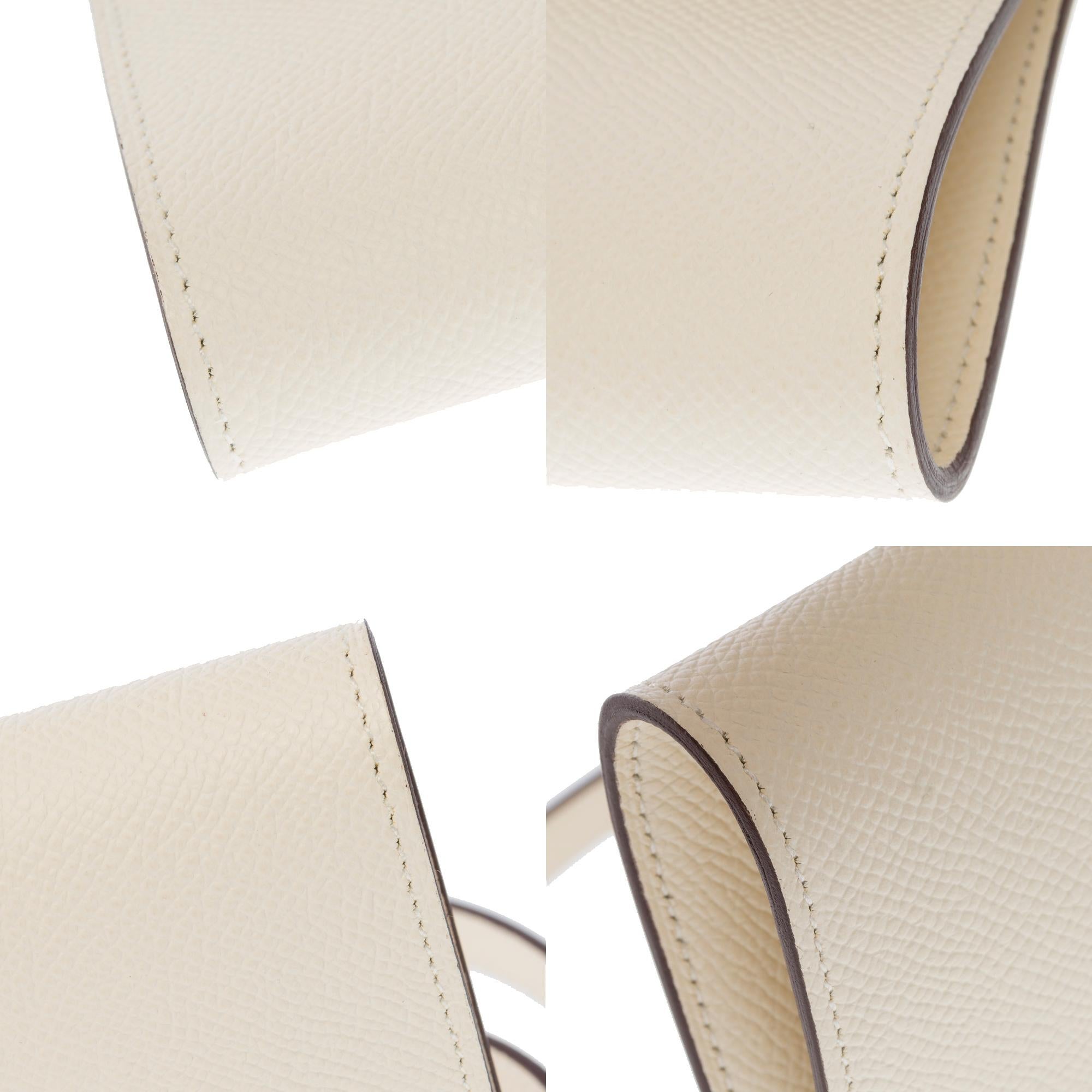 Amazing New Hermès Kelly To Go  in Nata/ Sesame epsom leather,  GHW 7