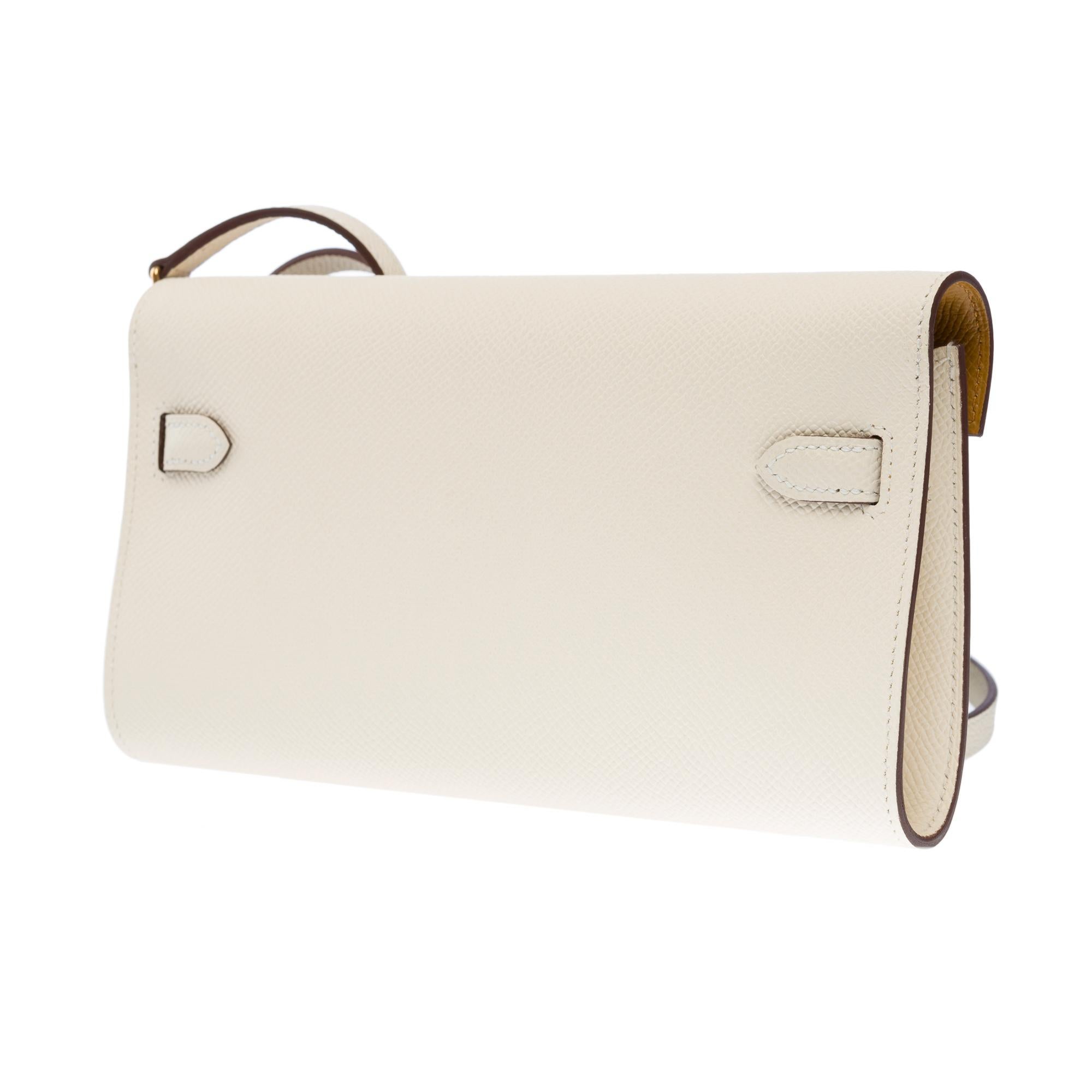 Amazing New Hermès Kelly To Go  in Nata/ Sesame epsom leather,  GHW 2
