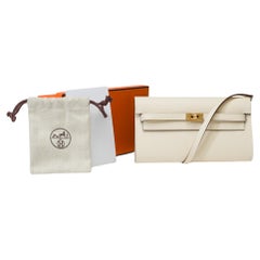 Amazing New Hermès Kelly To Go in Nata/ Sesame epsom leather, GHW