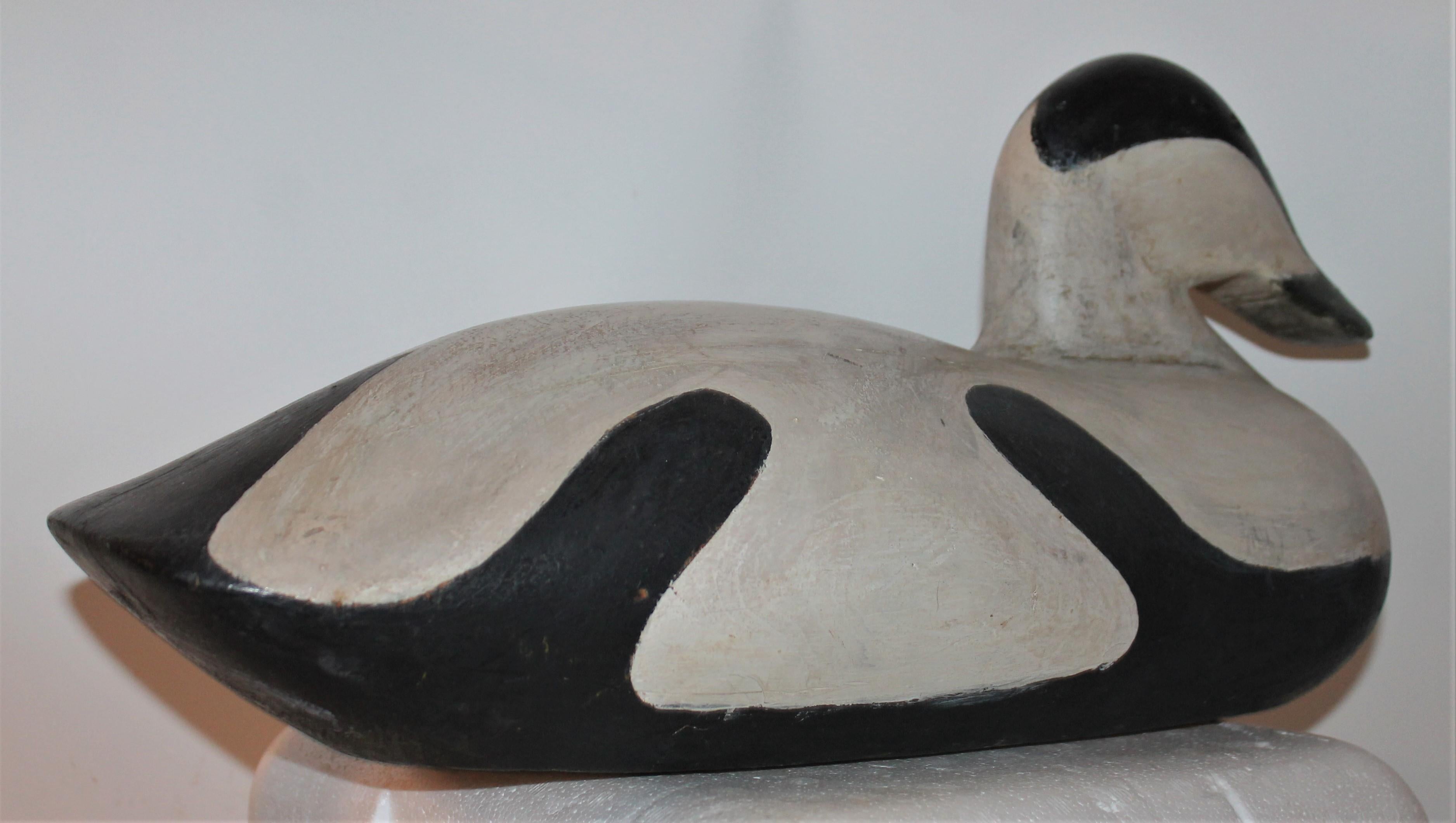 Hand-Crafted Amazing Original Painted  Signed Decoy 