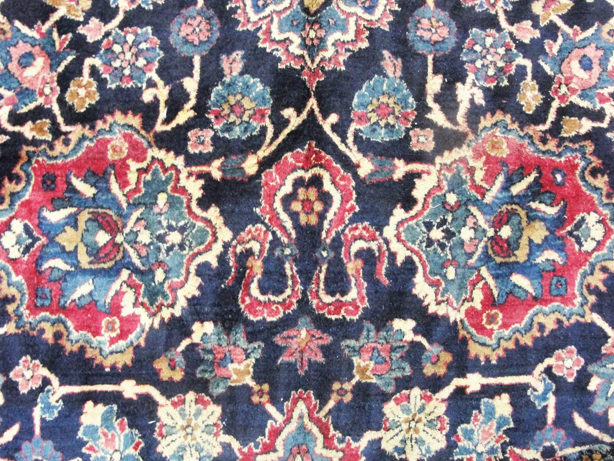 Hand-Knotted Amazing Oversize Antique Persian Kerman Carpet For Sale