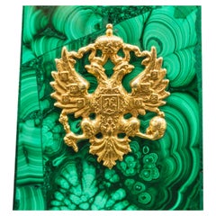 Splendida coppia di obelischi in malachite (Russia), primi del XX secolo. Altezza: 60 cm