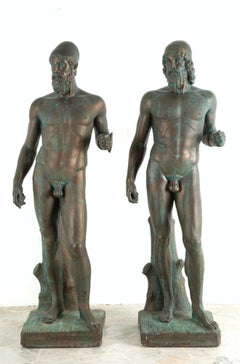 Amazing Pair of "RIACE BRONZES" early 20th Century
